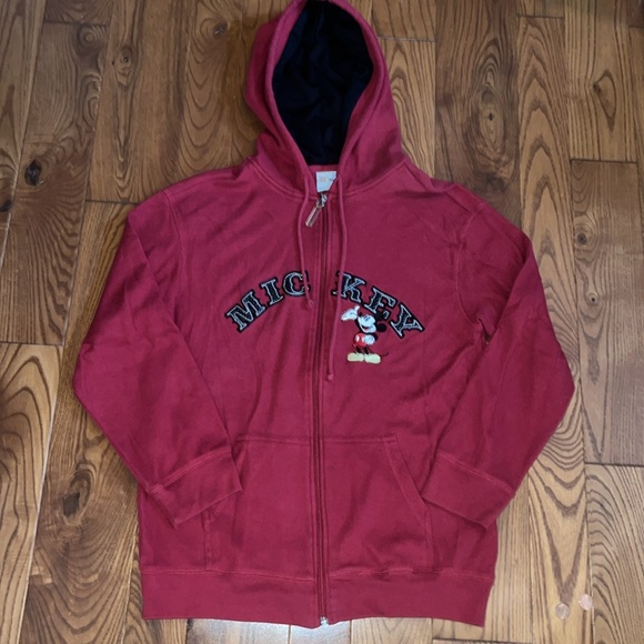 Disney Mickey Mouse sweatshirt jacket zip up hoodie size medium - Picture 7 of 11